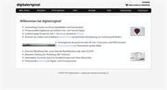 Desktop Screenshot of digitaloriginal.de