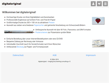 Tablet Screenshot of digitaloriginal.de